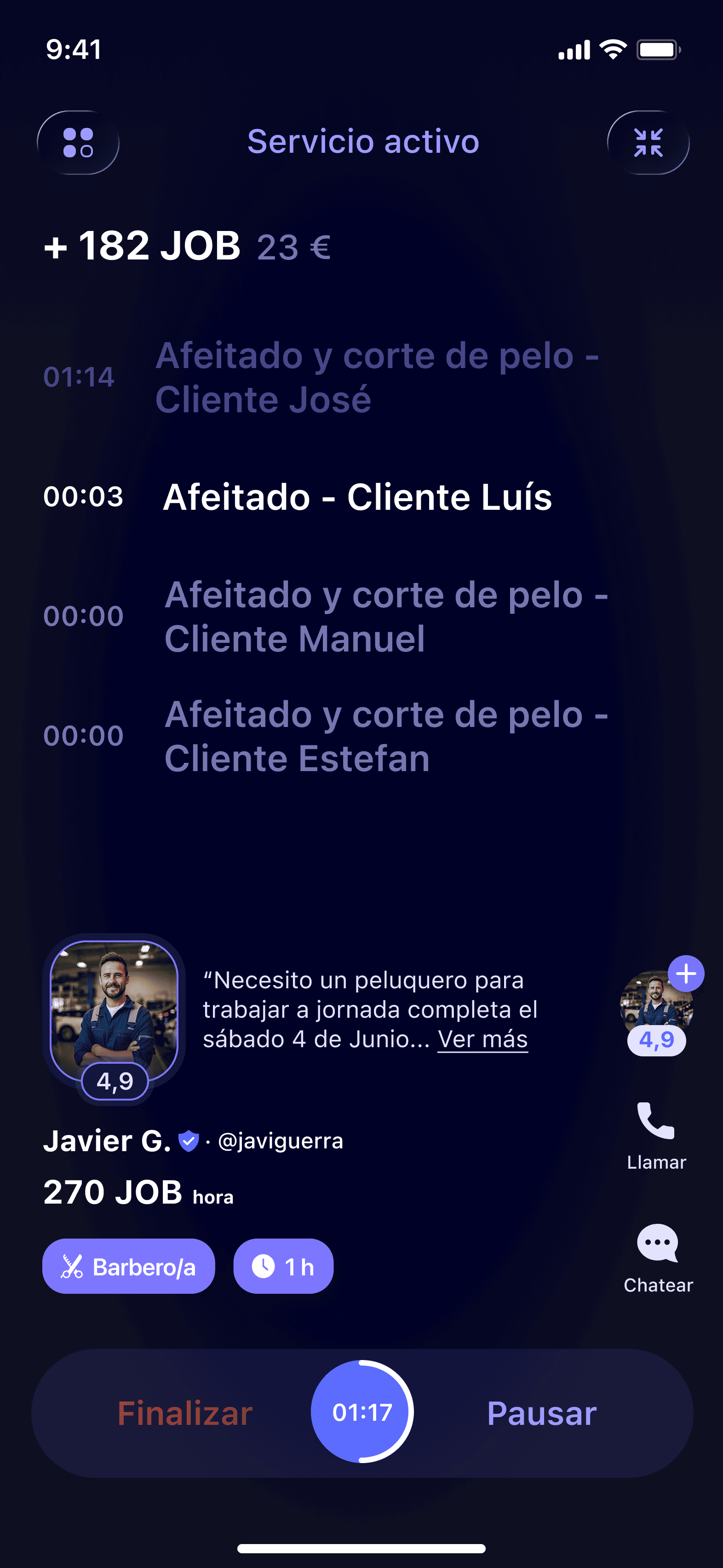 Jobchain — Contratación en curso